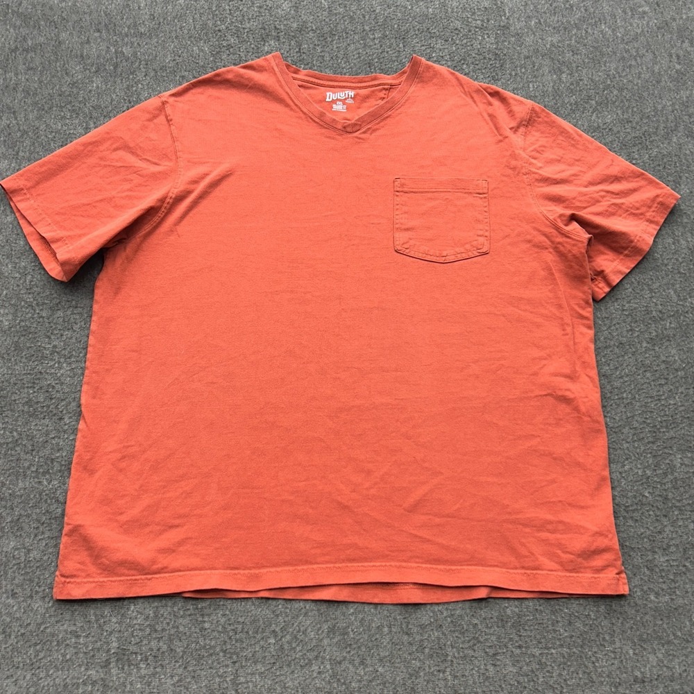 Duluth Trading Co 2XL XXL Relaxed Longtail Fit Tee T-Shirt Pocket Work